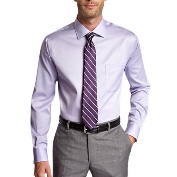 Joseph Abboud Lavender Dress Shirt - Picture 1 of 5